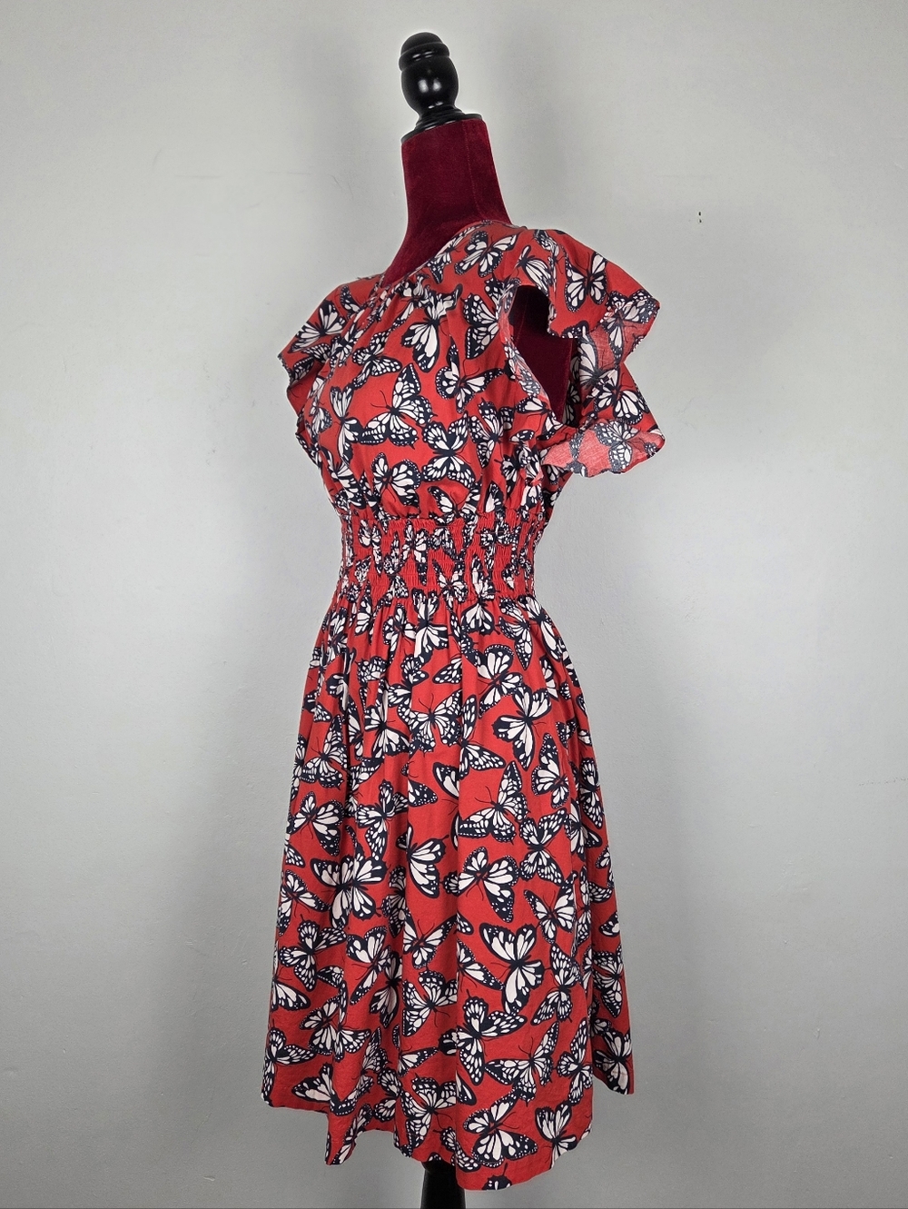 Kate Spade Butterfly Print Blake Dress (Size L) - Picture 6 of 12